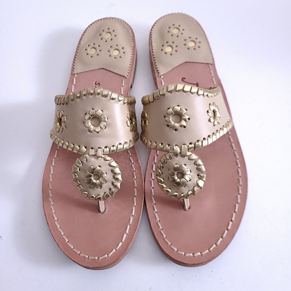Jack Rogers Shoes - Jack Rogers 1960 Hampton Thong Navajo Flat Sandal